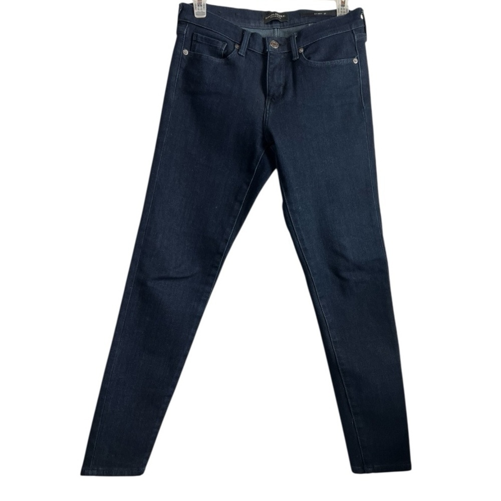 Banana Republic Premium Denim Dark Blue Layla Skinny Jeans Size 26 (2)